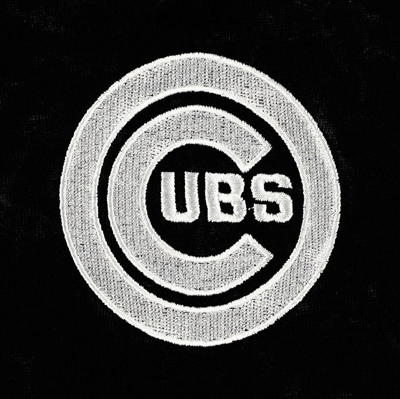 Shop The Wild Collective Black Chicago Cubs Marble Pullover Hoodie