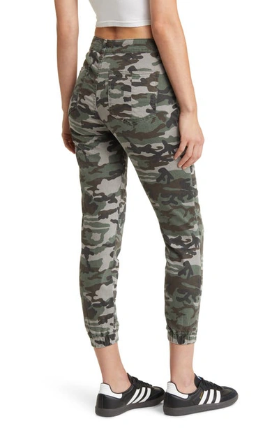 Shop Prosperity Denim Camo Print Jogger Jeans In Green