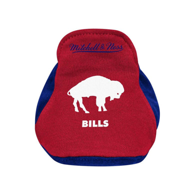 Mitchell & Ness Newborn And Infant Boys And Girls  Royal, Red Buffalo Bills Throwback Bodysuit Bib An In Royal