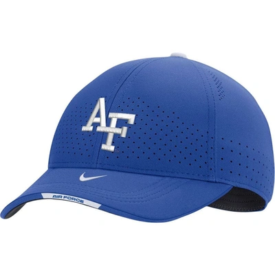 Shop Nike Youth  Royal Air Force Falcons 2023 Sideline Legacy91 Adjustable Hat