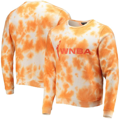 Shop The Wild Collective Unisex  Orange Wnba Cloud Wash Pullover Sweatshirt