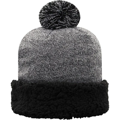 Shop Top Of The World Black Michigan State Spartans Snug Cuffed Knit Hat With Pom