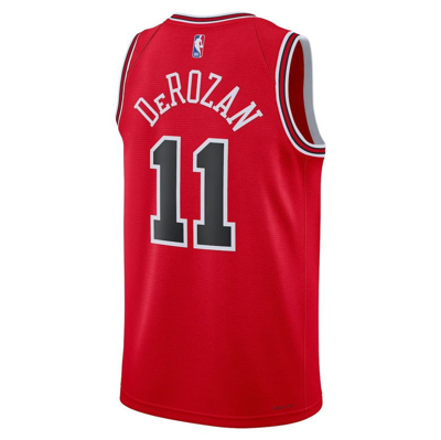 Shop Nike Unisex  Demar Derozan Red Chicago Bulls Swingman Jersey