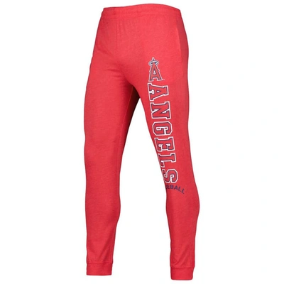 Shop Concepts Sport Red/charcoal Los Angeles Angels Meter Hoodie & Joggers Set