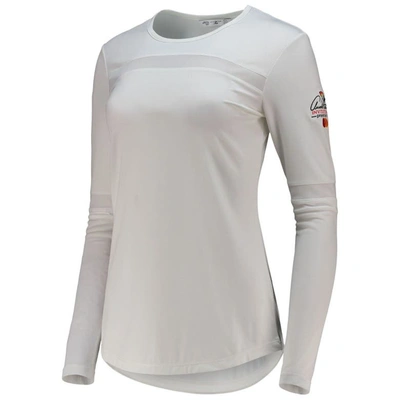 Shop Levelwear White Arnold Palmer Invitational Verve Kendall Long Sleeve T-shirt