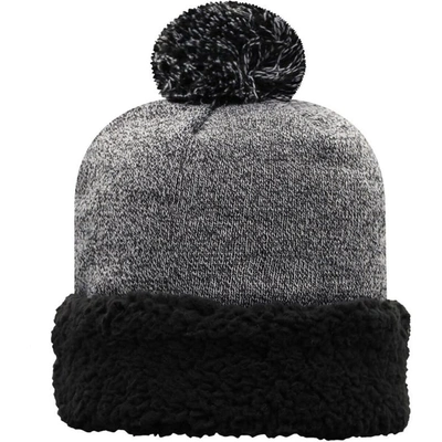 Shop Top Of The World Black Nebraska Huskers Snug Cuffed Knit Hat With Pom