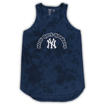 Shop Concepts Sport Navy New York Yankees Plus Size Jersey Tank Top & Pants Sleep Set