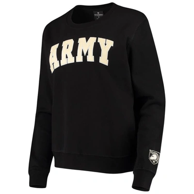 Shop Colosseum Black Army Black Knights Campanile Pullover Sweatshirt