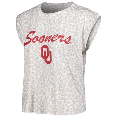 Shop Concepts Sport Cream Oklahoma Sooners Montana T-shirt & Shorts Sleep Set