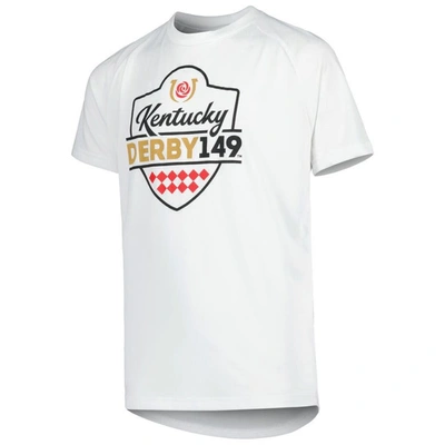 Shop Under Armour Youth  White Kentucky Derby 149 Tech Raglan T-shirt