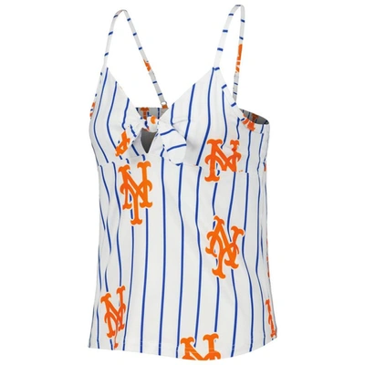 Concepts Sport White New York Mets Reel Allover Print Tank Top & Shorts Sleep Set In White
