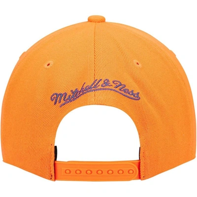 Shop Mitchell & Ness Orange New York Knicks Hardwood Classics Tonal Snapback Hat