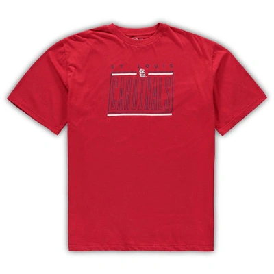 Shop Concepts Sport Red/navy St. Louis Cardinals Big & Tall T-shirt & Shorts Sleep Set