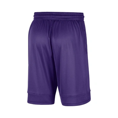 Shop Nike Purple Lsu Tigers Fast Break Team Performance Shorts
