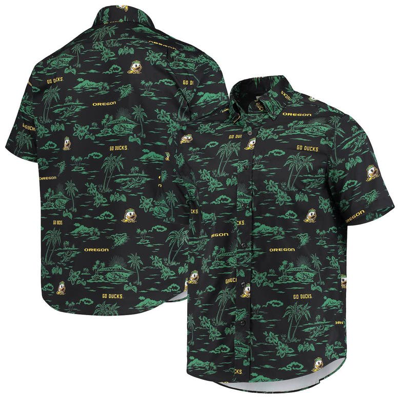 Shop Reyn Spooner Black Oregon Ducks Classic Button-down Shirt