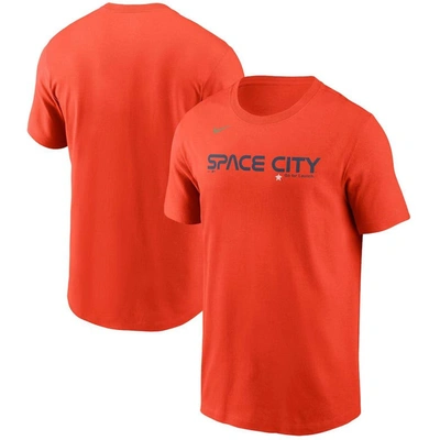 Shop Nike Orange Houston Astros 2022 City Connect Wordmark T-shirt