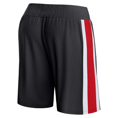 Shop Fanatics Branded Black Toronto Raptors Referee Iconic Mesh Shorts
