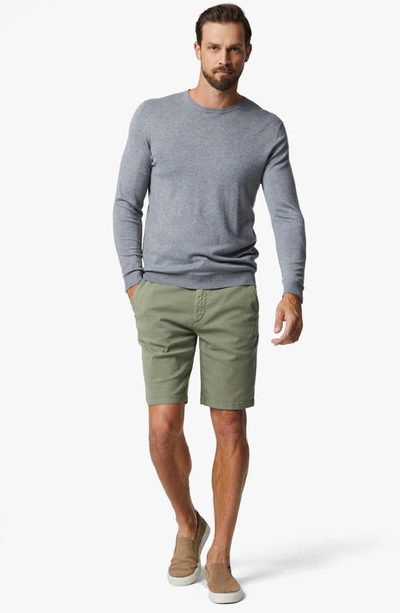 Shop 34 Heritage Ravenna Soft Touch Drawstring Shorts In Moss Green