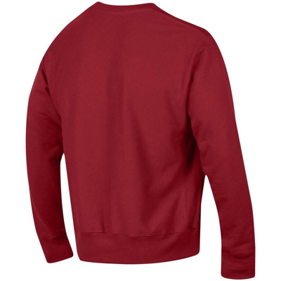 Shop Champion Crimson Harvard Crimson Arch Reverse Weave Pullover Sweatshirt
