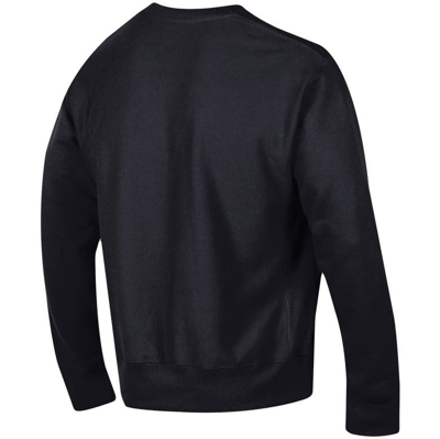 Shop Champion Black Army Black Knights Arch Reverse Weave Pullover Sweatshirt