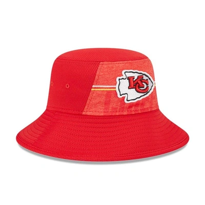 Shop New Era Red Kansas City Chiefs 2023 Nfl Training Camp Stretch Bucket Hat