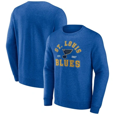 Shop Fanatics Branded Royal St. Louis Blues Classic Arch Pullover Sweatshirt