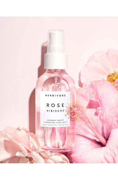 Shop Herbivore Botanicals Rose Hibiscus Hydrating Face Mist, 4 oz
