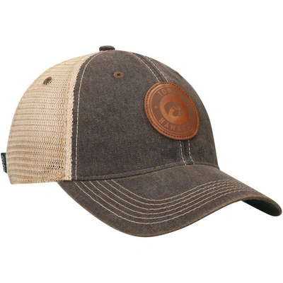 Shop Legacy Athletic Black Iowa Hawkeyes Target Old Favorite Trucker Snapback Hat
