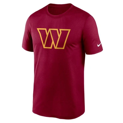 Shop Nike Burgundy Washington Commanders Essential Legend T-shirt