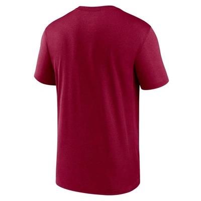 Shop Nike Burgundy Washington Commanders Essential Legend T-shirt