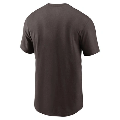 Shop Nike Brown Cleveland Browns Essential Local Phrase T-shirt
