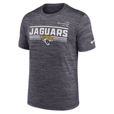 Shop Nike Anthracite Jacksonville Jaguars Yardline Velocity Performance T-shirt