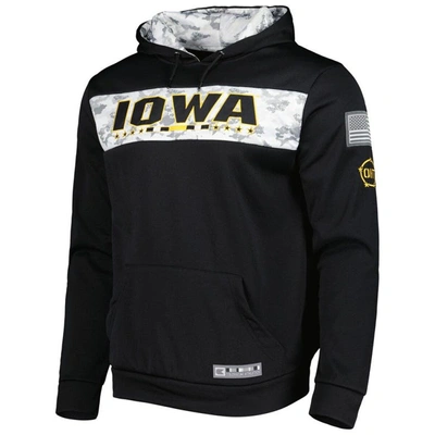 Shop Colosseum Black Iowa Hawkeyes Oht Military Appreciation Team Color Pullover Hoodie