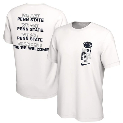 Shop Nike White Penn State Nittany Lions 2021 White Out Student T-shirt