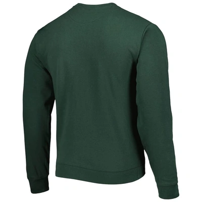 Shop League Collegiate Wear Green Michigan State Spartans 1965 Arch Essential Lightweight Pullover Sweats