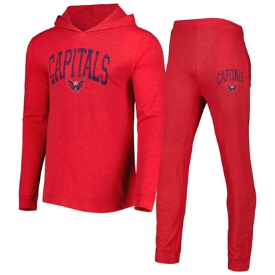 Shop Concepts Sport Red Washington Capitals Meter Pullover Hoodie & Joggers Set