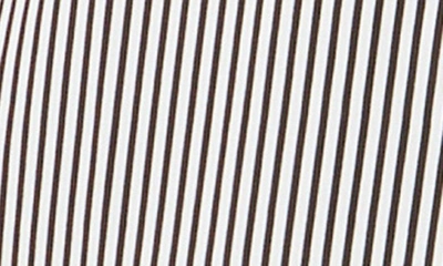 Shop Equipment Essential Stripe Silk Shirt In Bright White - True Black
