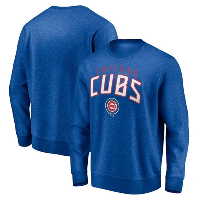 Shop Fanatics Branded Royal Chicago Cubs Gametime Arch Pullover Sweatshirt