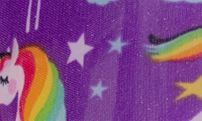 Western Chief Rainbow Unicorn Light-up Waterproof Rain Boot In Purple