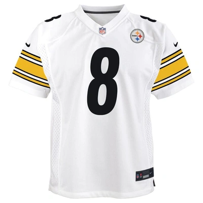 Shop Nike Youth  Kenny Pickett White Pittsburgh Steelers Game Jersey