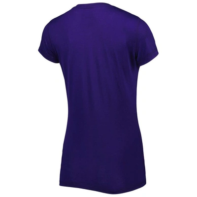 Shop Concepts Sport Purple/black Baltimore Ravens Plus Size Badge T-shirt & Pants Sleep Set