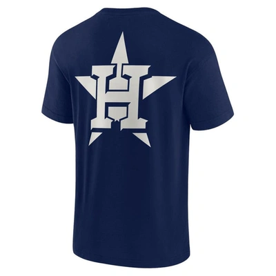 Shop Fanatics Signature Unisex  Navy Houston Astros Elements Super Soft Short Sleeve T-shirt