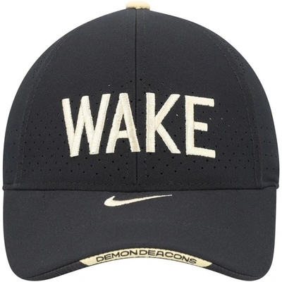 Shop Nike Youth  Black Wake Forest Demon Deacons Legacy91 Adjustable Hat