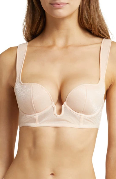 Shop Bluebella Thena Underwire Longline Bra In Frosted Caramel