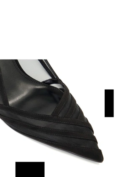 Dune London Axiss Pointed Toe Pump In Black