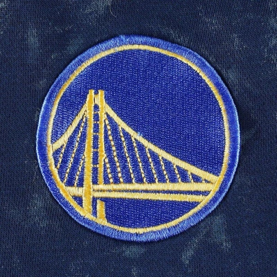 The Wild Collective Unisex  Royal Golden State Warriors Acid Tonal Jogger Pants In Royal