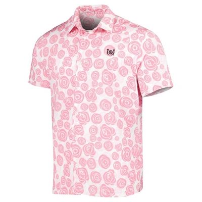 Shop Fanatics Branded White Kentucky Derby Icon Roses Ecotec Button-up Shirt
