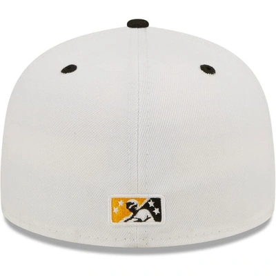 Shop New Era White Salt Lake Bees Alternate Logo Authentic Collection 59fifty Fitted Hat