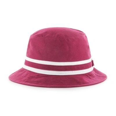 Shop 47 ' Burgundy Washington Commanders Striped Bucket Hat
