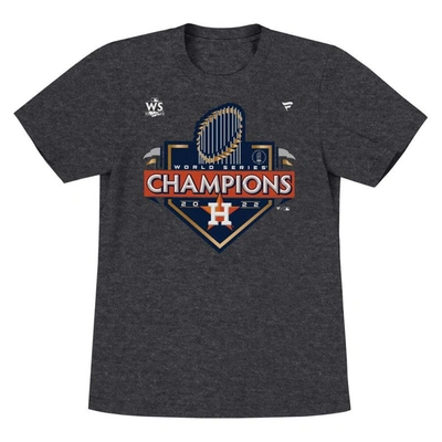 Shop Fanatics Toddler  Branded Heather Charcoal Houston Astros 2022 World Series Champions Locker Room T-s